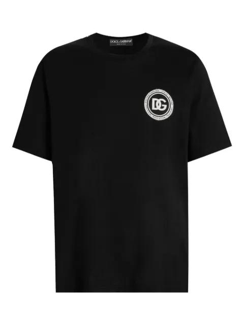 logo-patch t-shirt by DOLCE&GABBANA