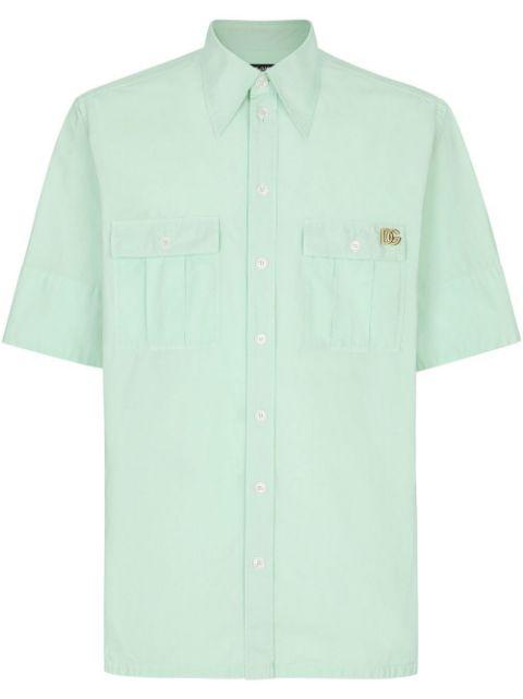 logo-plaque Hawaii shirt by DOLCE&GABBANA