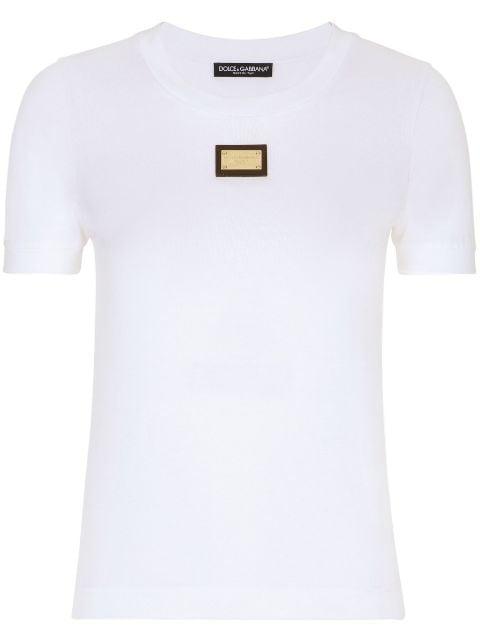 logo-plaque T-shirt by DOLCE&GABBANA