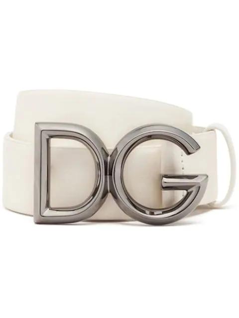 logo-plaque adjustable belt by DOLCE&GABBANA