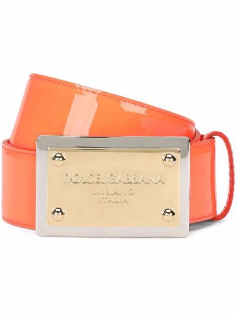 logo-plaque belt by DOLCE&GABBANA