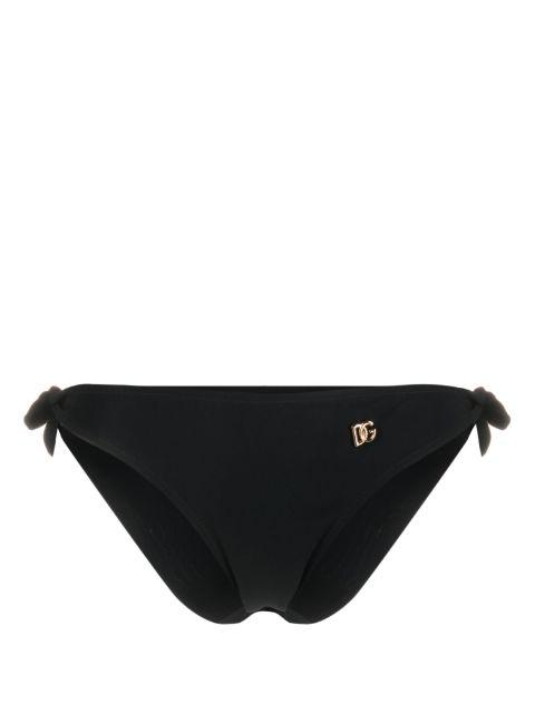 logo-plaque bikini bottoms by DOLCE&GABBANA