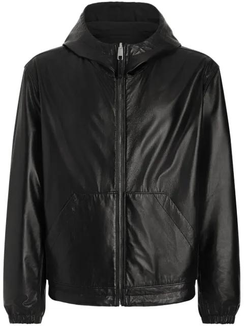 logo-plaque bomber jacket by DOLCE&GABBANA