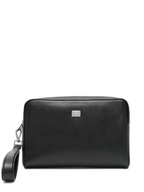 logo-plaque clutch bag by DOLCE&GABBANA