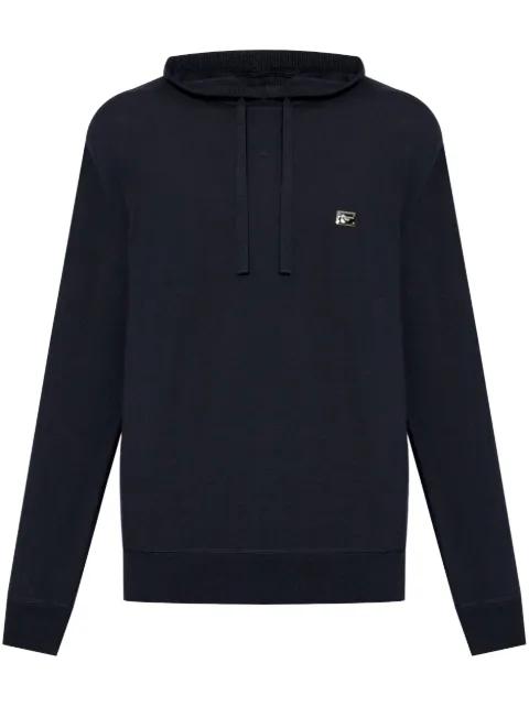 logo-plaque hoodie by DOLCE&GABBANA