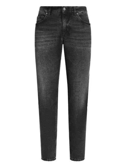 logo-plaque jeans by DOLCE&GABBANA