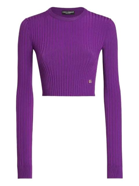 logo-plaque jumper by DOLCE&GABBANA