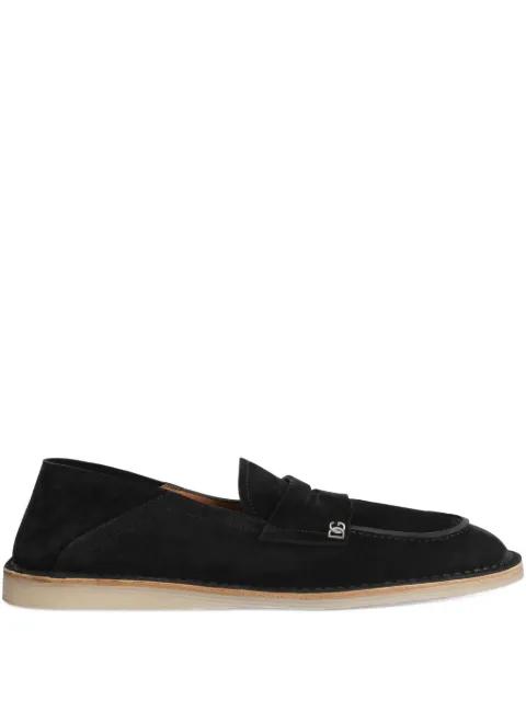 logo-plaque loafers by DOLCE&GABBANA