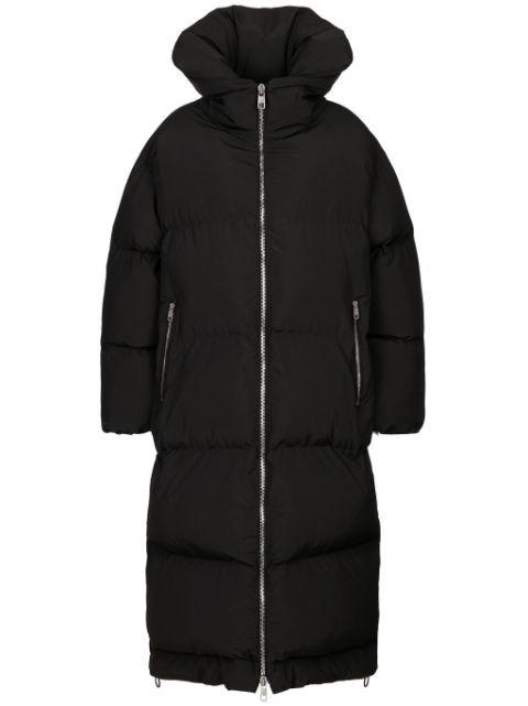 logo-plaque padded coat by DOLCE&GABBANA