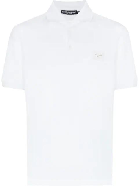 logo plaque polo shirt by DOLCE&GABBANA