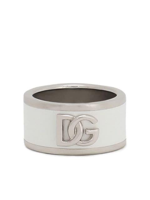 logo-plaque ring by DOLCE&GABBANA