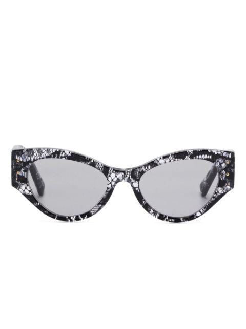 logo-plaque sunglasses by DOLCE&GABBANA