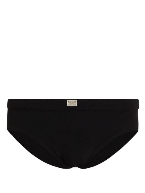 logo-plaque swim briefs by DOLCE&GABBANA