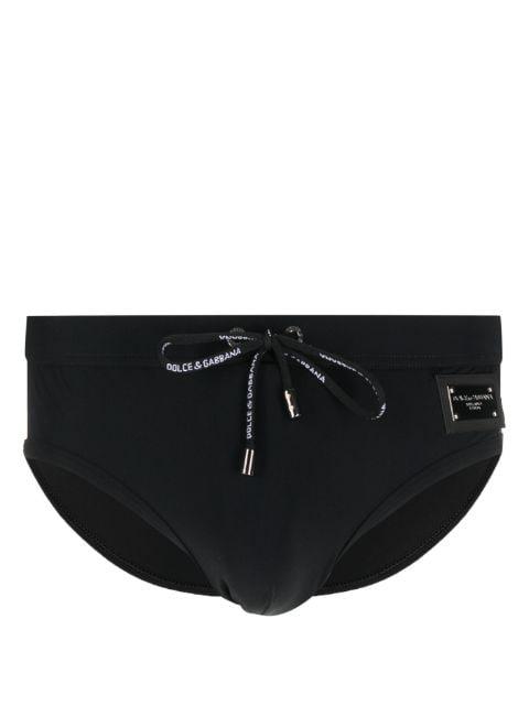 logo-plaque swim briefs by DOLCE&GABBANA