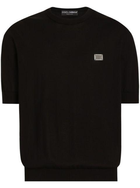 logo-plaque t-shirt by DOLCE&GABBANA