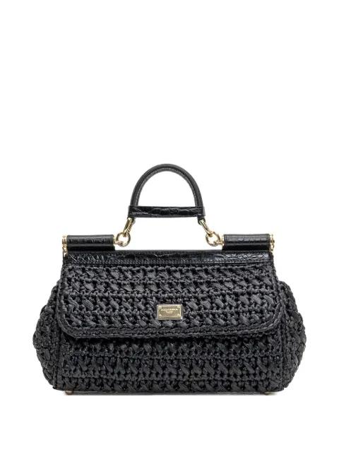 logo-plaque tote bag by DOLCE&GABBANA