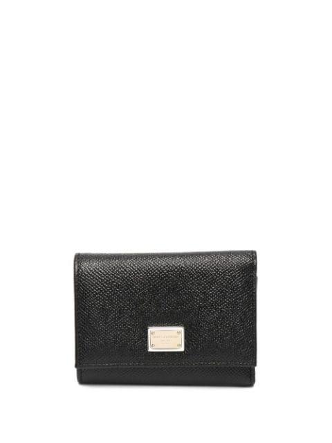 logo plaque tri-fold wallet by DOLCE&GABBANA