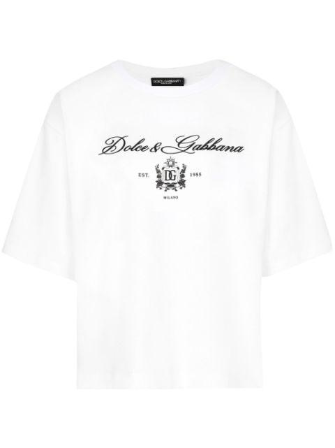 logo-print T-shirt by DOLCE&GABBANA