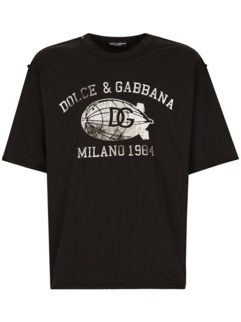 logo-print T-shirt by DOLCE&GABBANA