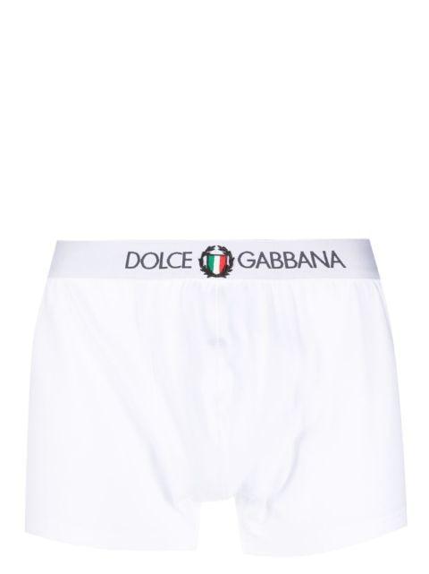 logo-print cotton boxers by DOLCE&GABBANA