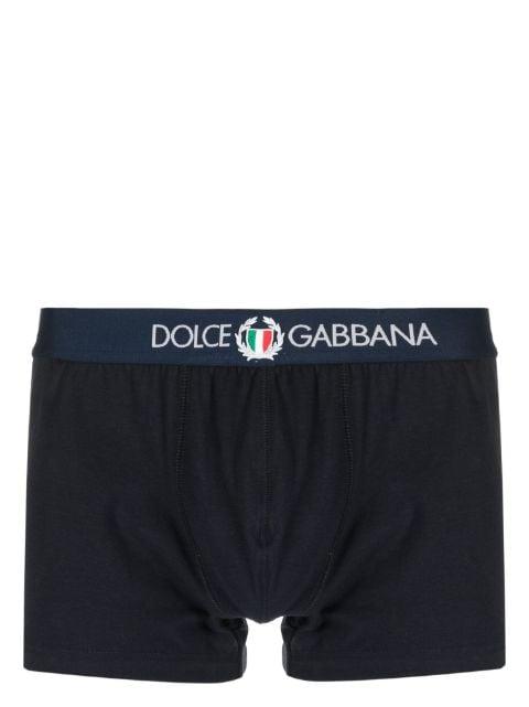 logo-print cotton boxers by DOLCE&GABBANA