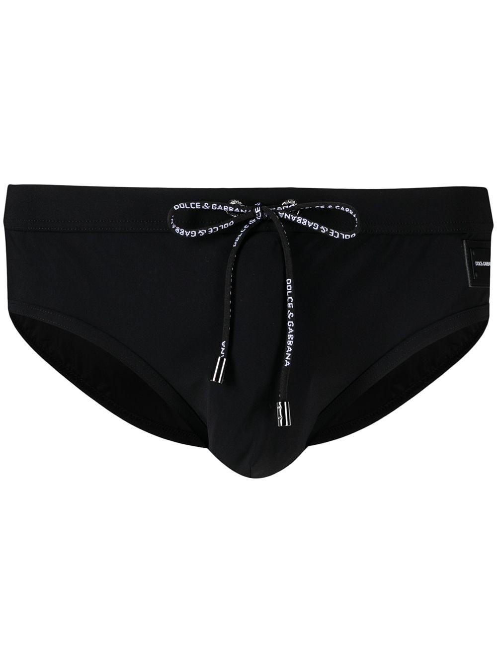 logo-print drawstring swim trunks by DOLCE&GABBANA