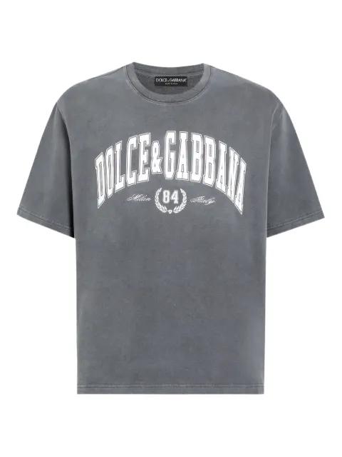 logo-print short-sleeve T-shirt by DOLCE&GABBANA