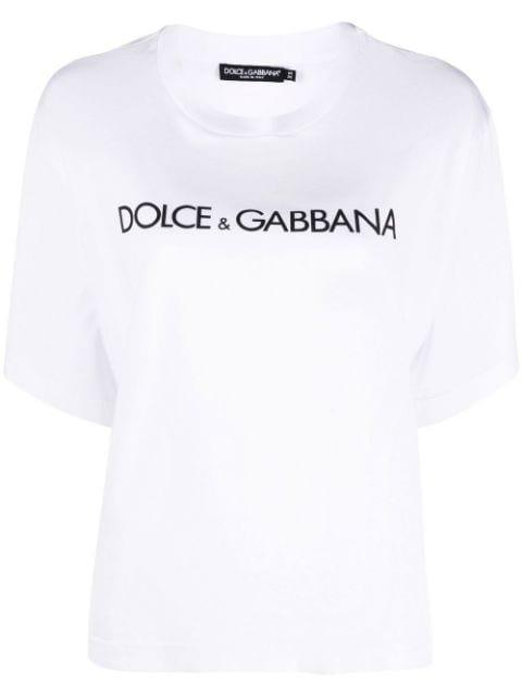 logo-print short-sleeve T-shirt by DOLCE&GABBANA