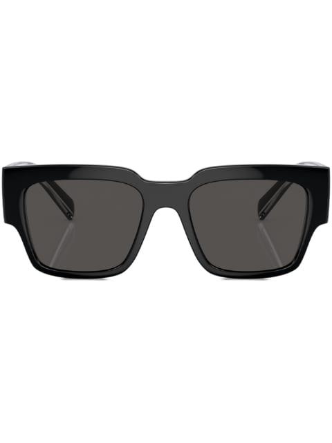 logo-print square-frame sunglasses by DOLCE&GABBANA