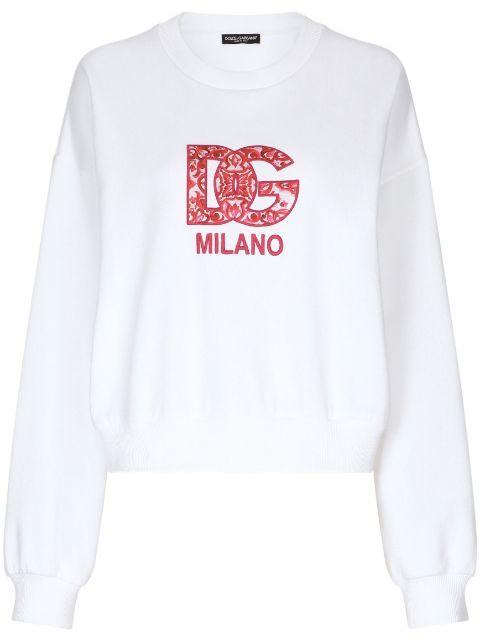 logo-print sweatshirt by DOLCE&GABBANA