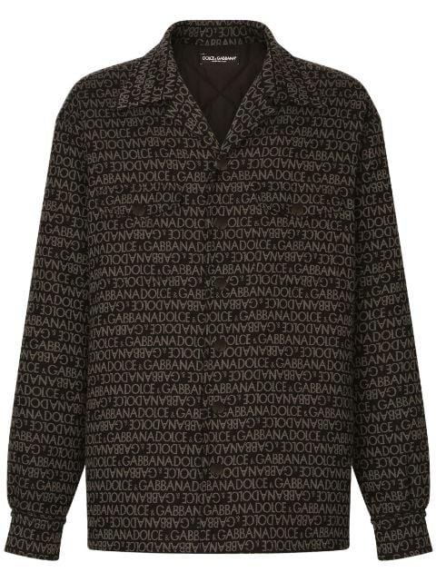 logo-printed shirt jacket by DOLCE&GABBANA