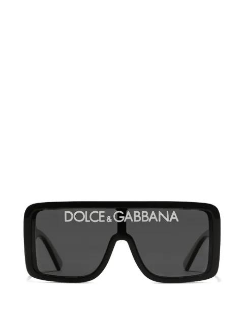 logo rectangle sunglasses by DOLCE&GABBANA