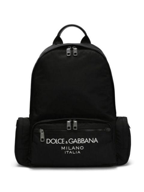 logo-stamp backpack by DOLCE&GABBANA