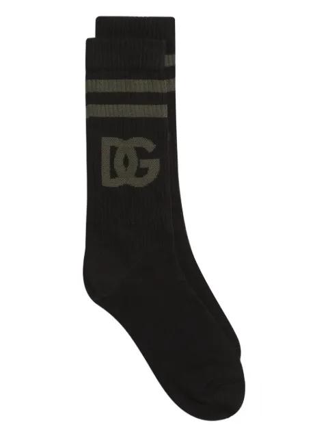 logo striped socks by DOLCE&GABBANA