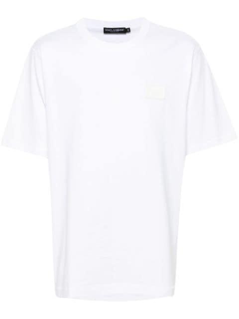 logo-tag cotton T-shirt by DOLCE&GABBANA