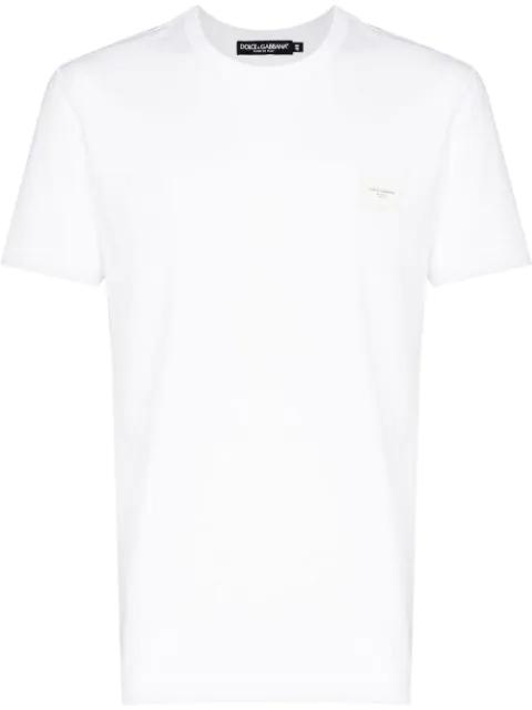 logo-tag cotton T-shirt by DOLCE&GABBANA