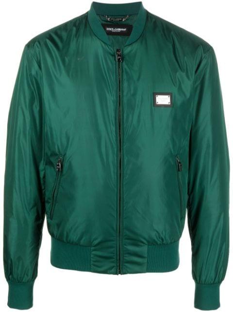 logo-tag track jacket by DOLCE&GABBANA