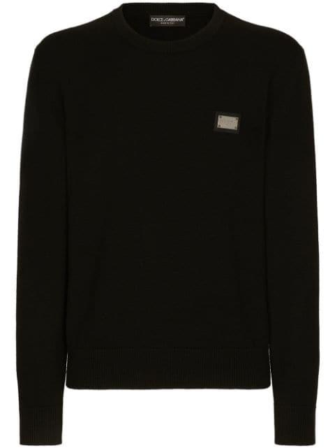 logo-tag wool jumper by DOLCE&GABBANA