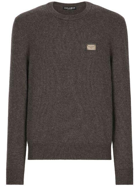 logo-tag wool jumper by DOLCE&GABBANA