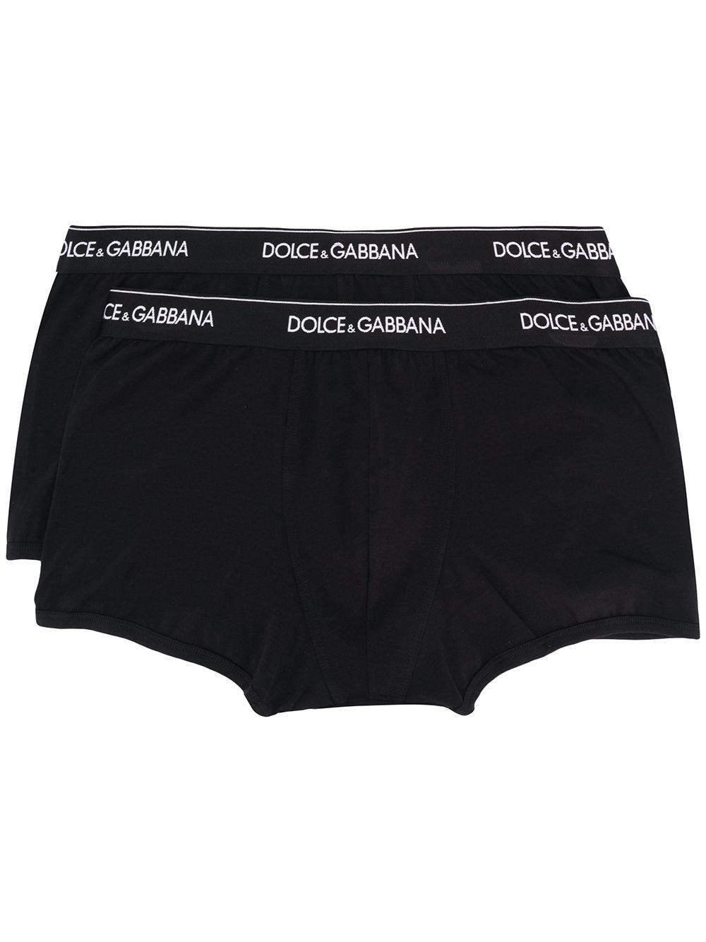 logo-waistband boxer briefs (pack of two) by DOLCE&GABBANA