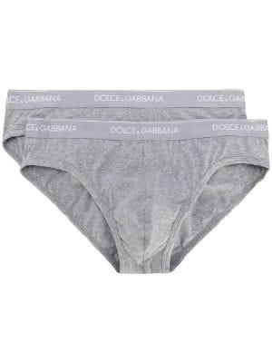 logo-waistband boxer briefs (pack of two) by DOLCE&GABBANA