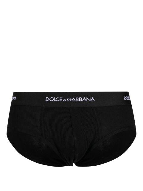 logo-waistband briefs by DOLCE&GABBANA