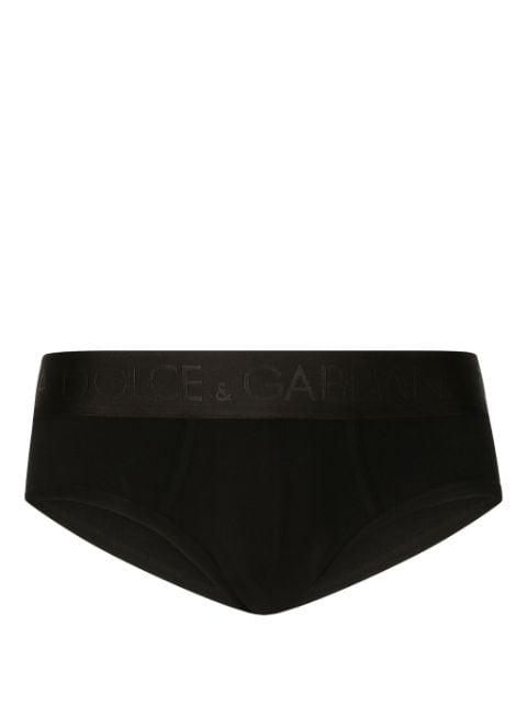 logo-waistband cotton briefs by DOLCE&GABBANA