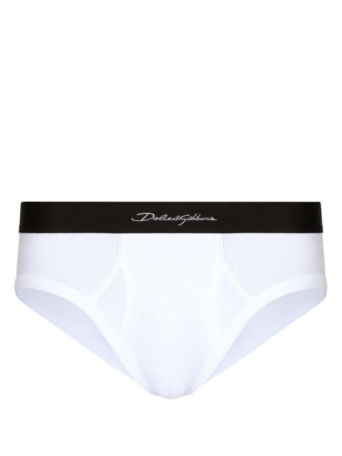 logo-waistband low-rise briefs by DOLCE&GABBANA