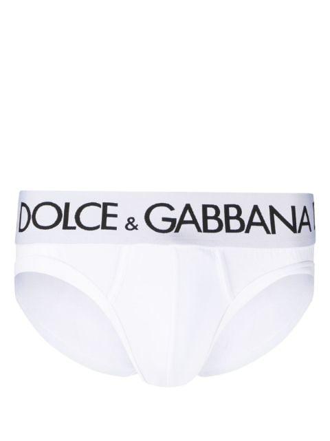 logo-waistband stretch briefs by DOLCE&GABBANA
