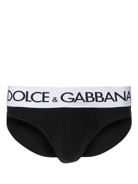logo-waistband stretch briefs by DOLCE&GABBANA