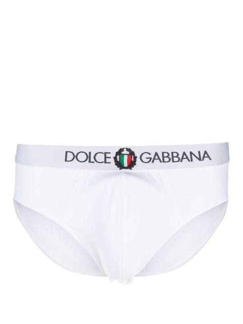 logo-waistband stretch-cotton briefs by DOLCE&GABBANA