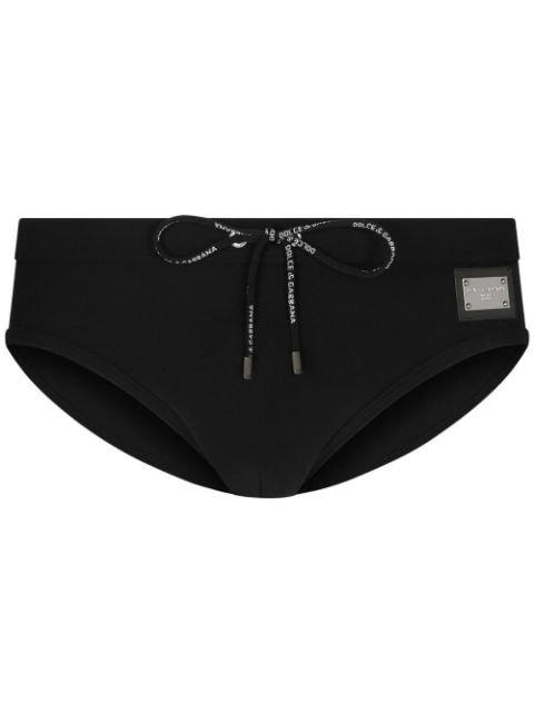 logo-waistband swim briefs by DOLCE&GABBANA
