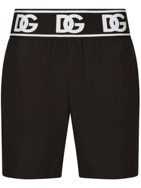 logo-waistband swim shorts by DOLCE&GABBANA