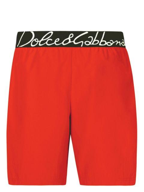 logo-waistband swim shorts by DOLCE&GABBANA